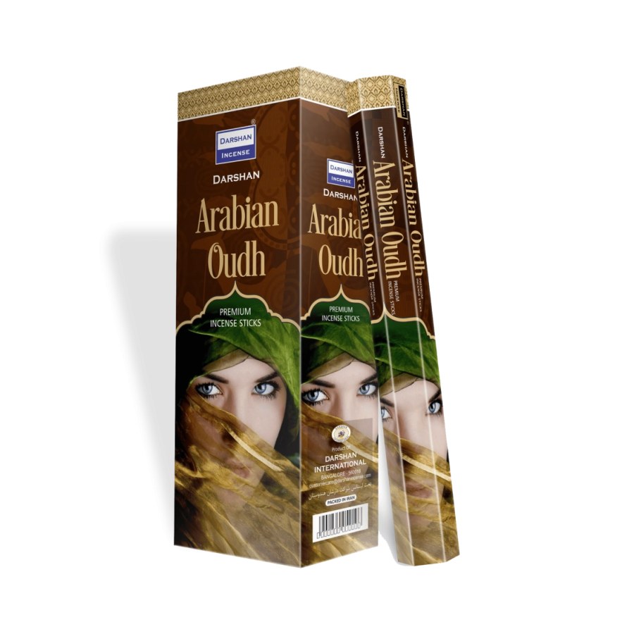 Arabian Oudh Kokulu Altıgen Çubuk Tütsü - Darshan