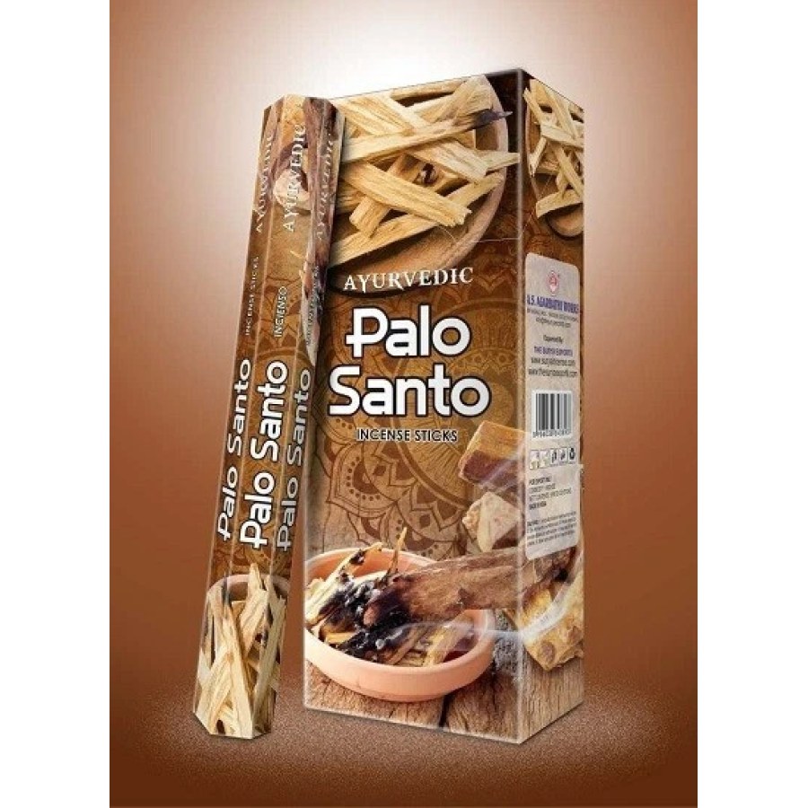 Ayurvedic Palo Santo Kokulu Altıgen Çubuk Tütsü