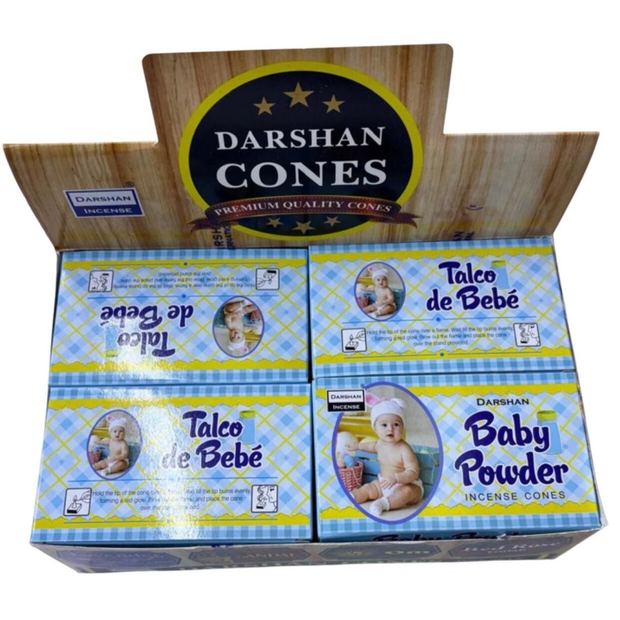 Darshan Baby Powder Konik Tütsü Incense Cones