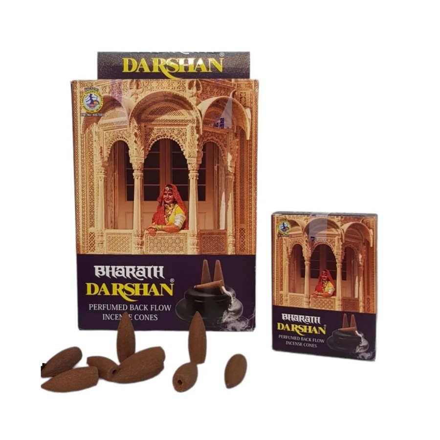 Darshan Baharat Kokusu Şelale Geri Akışlı Tütsü
