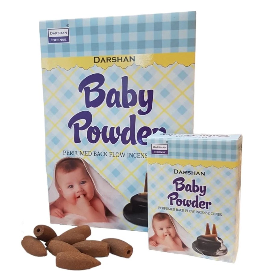Darshan Bebek Pudrası Kokusu Şelale Geri Akışlı Tütsü