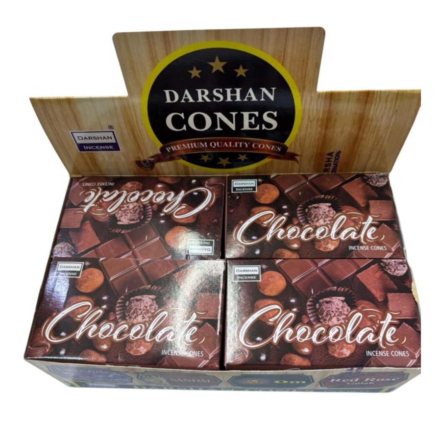 Darshan Çikolata (Chocolate) Konik Tütsü İncense Cones