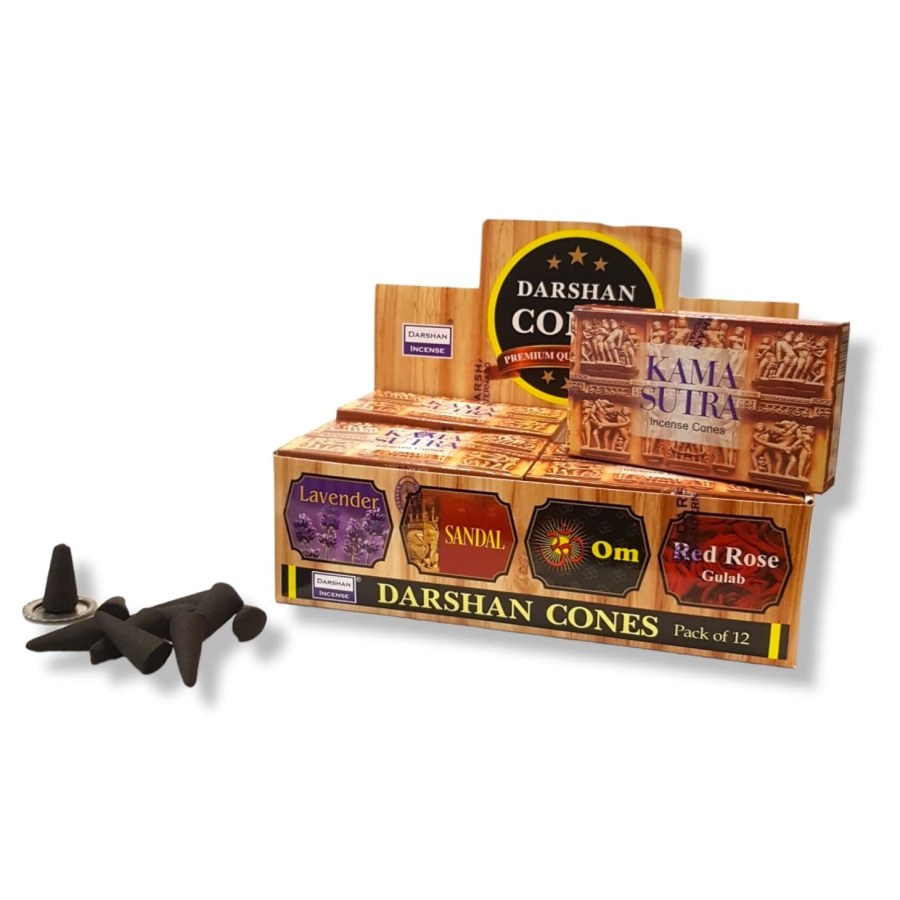 Darshan Kamasutra Konik Tütsü Incense Cones