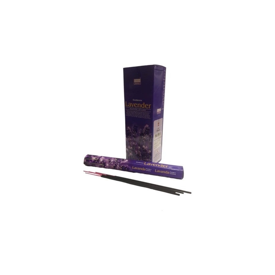 Darshan Lavender (Lavanta) Kokulu Altıgen Çubuk Tütsü