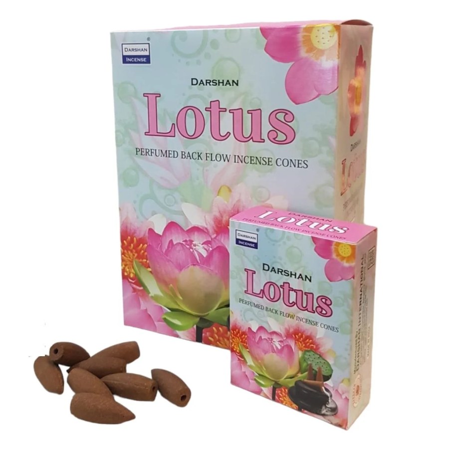 Darshan Lotus Kokusu Şelale Geri Akışlı Tütsü