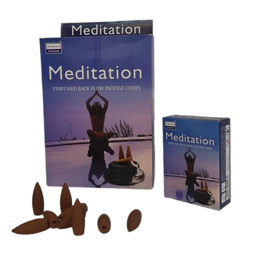 Darshan Meditasyon Kokusu Şelale Geri Akışlı Tütsü