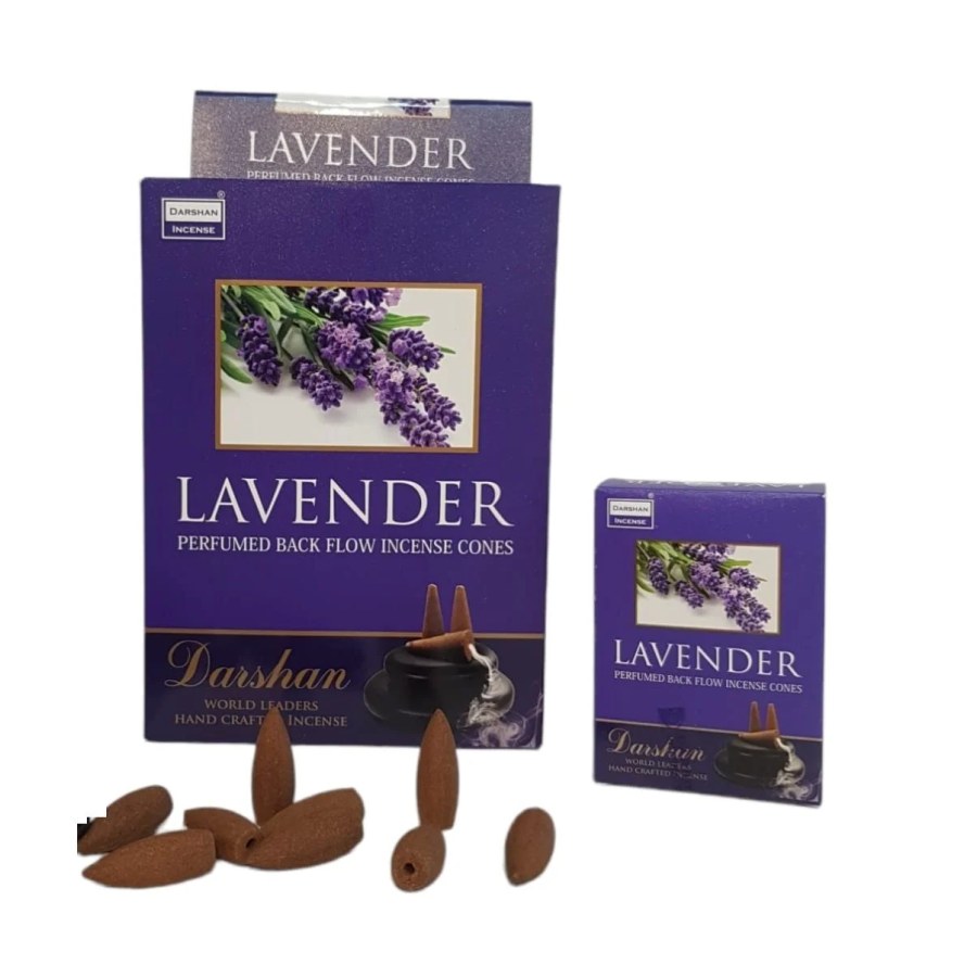 Darshan Lavender(Lavanta) Kokusu Şelale Geri Akışlı Tütsü