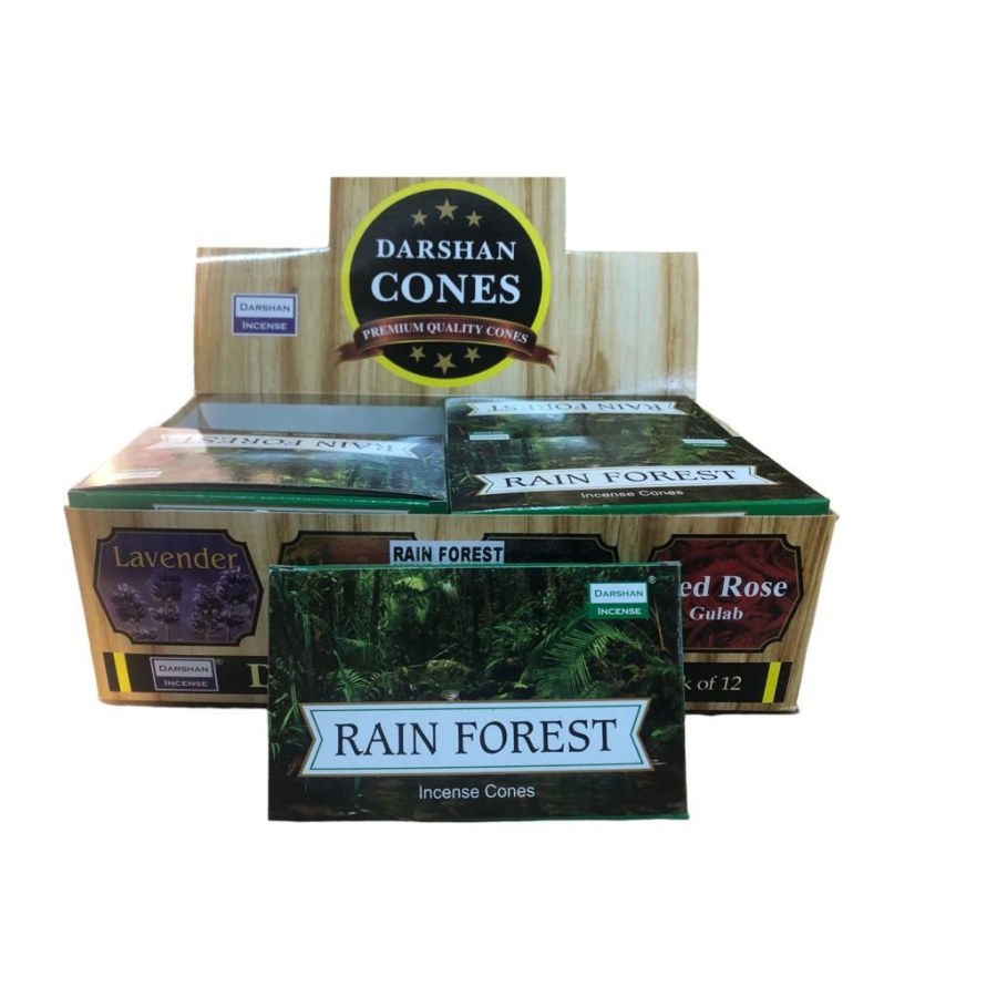 Darshan Rain Forest Yağmur Ormanı Konik Tütsü Incense Cones