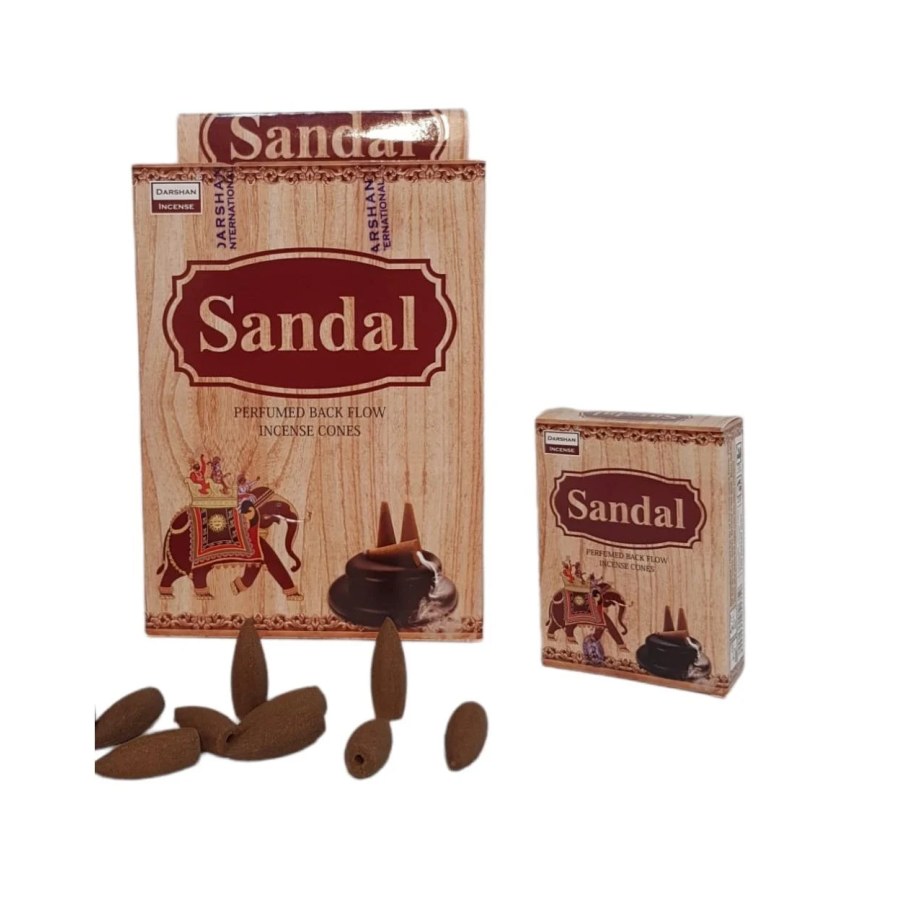 Darshan Sandal Kokusu Şelale Geri Akışlı Tütsü