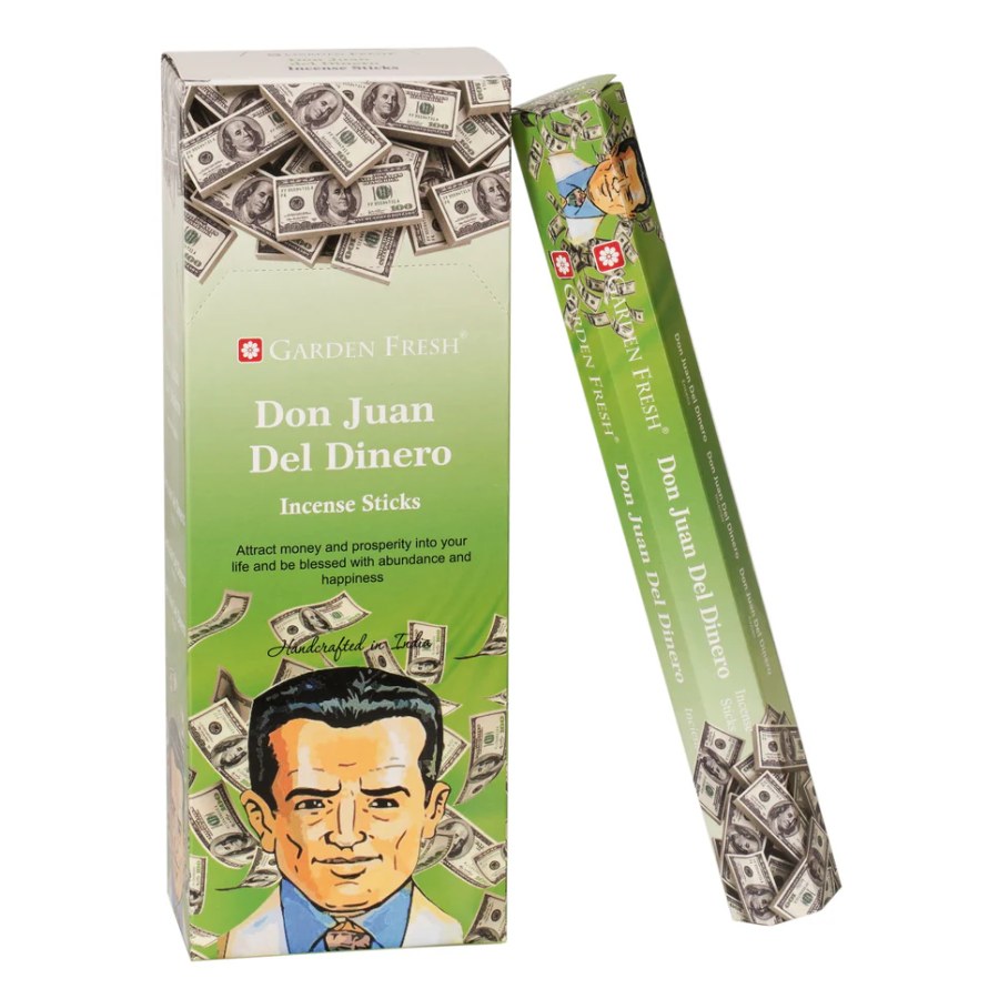 Garden Fresh Don Juan Del Dinero Kokulu Altıgen Çubuk Tütsü