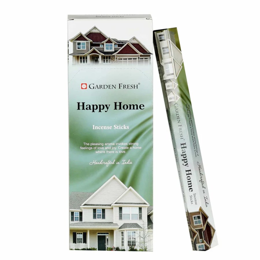 Garden Fresh Happy Home (Mutlu Yuva) Kokulu Altıgen Çubuk Tütsü