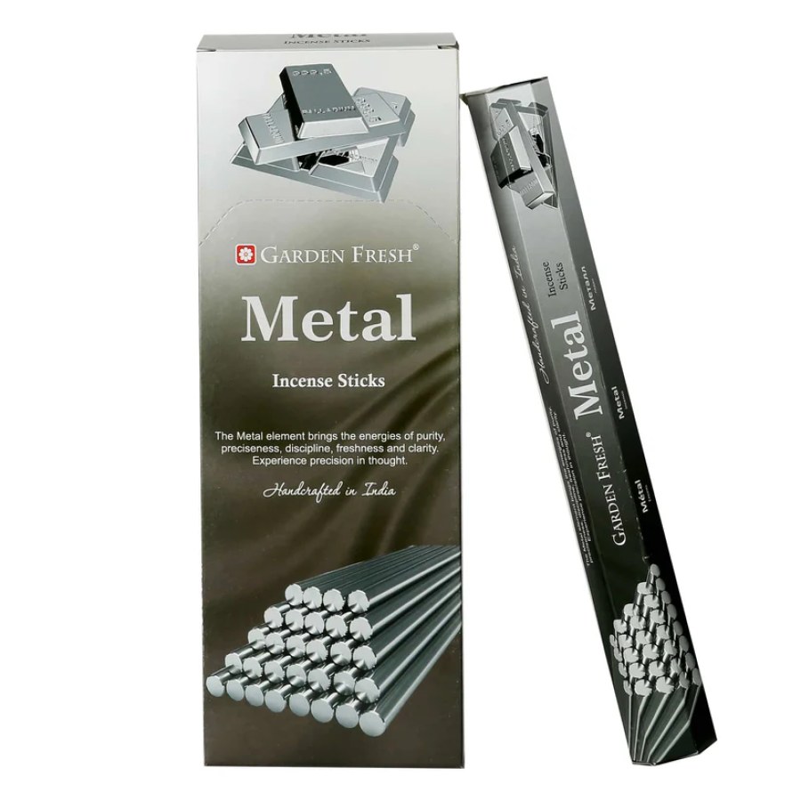 Garden Fresh Metal Kokulu Altıgen Çubuk Tütsü