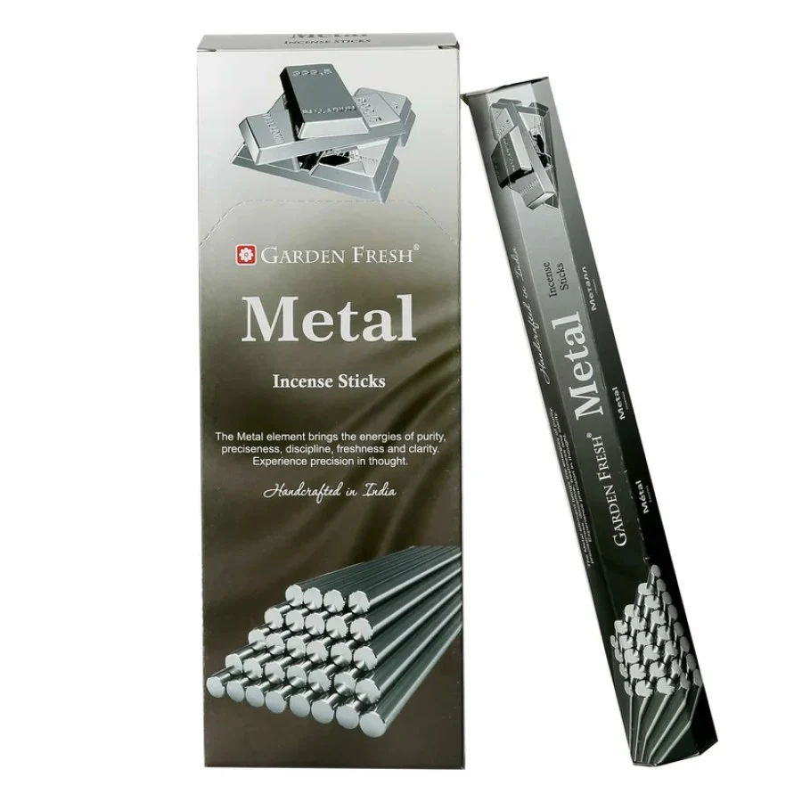 Garden Fresh Metal Kokulu Altıgen Çubuk Tütsü